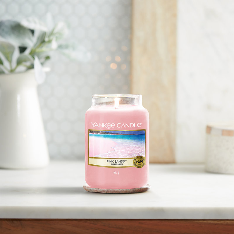 Pink Sands Scented Jar Candle