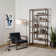 Waylon Solid Wood Geometric Bookcase