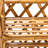 Davy 3 Piece Cane Tiered Shelf