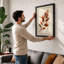 Autumn Branch Botanical - Framed Print-1182030067-1182030079