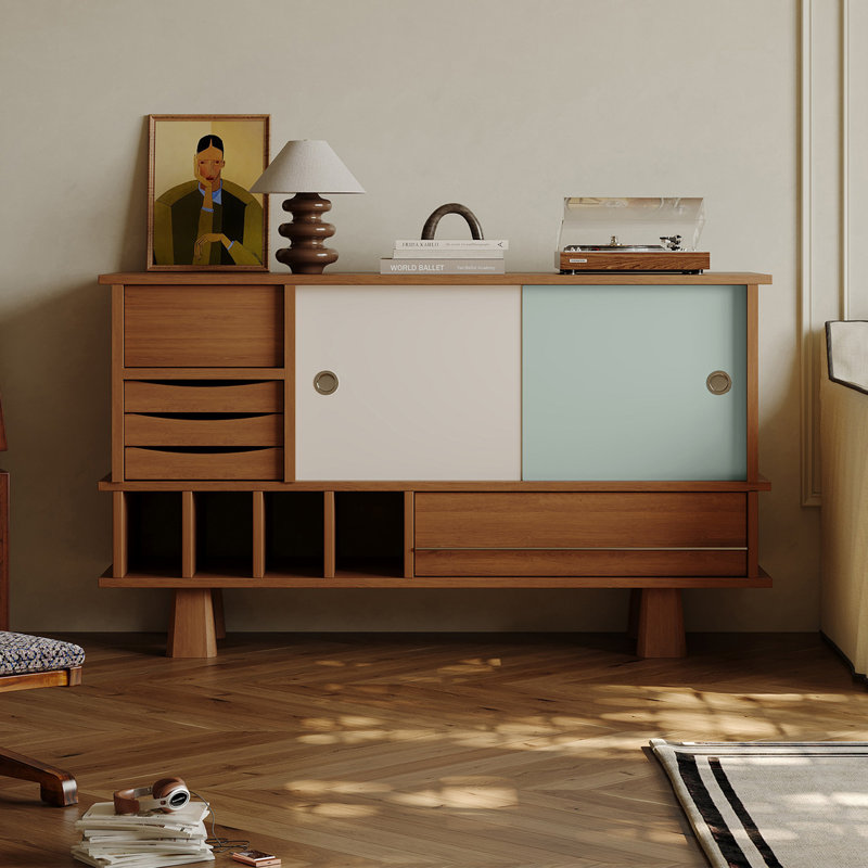 Buffet style rétro français, Brown/Blue