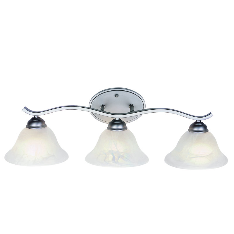 Broadwater 3 - Light Dimmable Vanity Light, Brushed Nickel