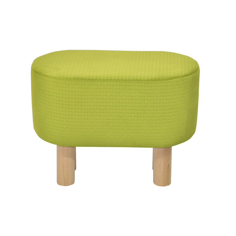 Kivi Polyester Blend Upholstered Bench, Lime green