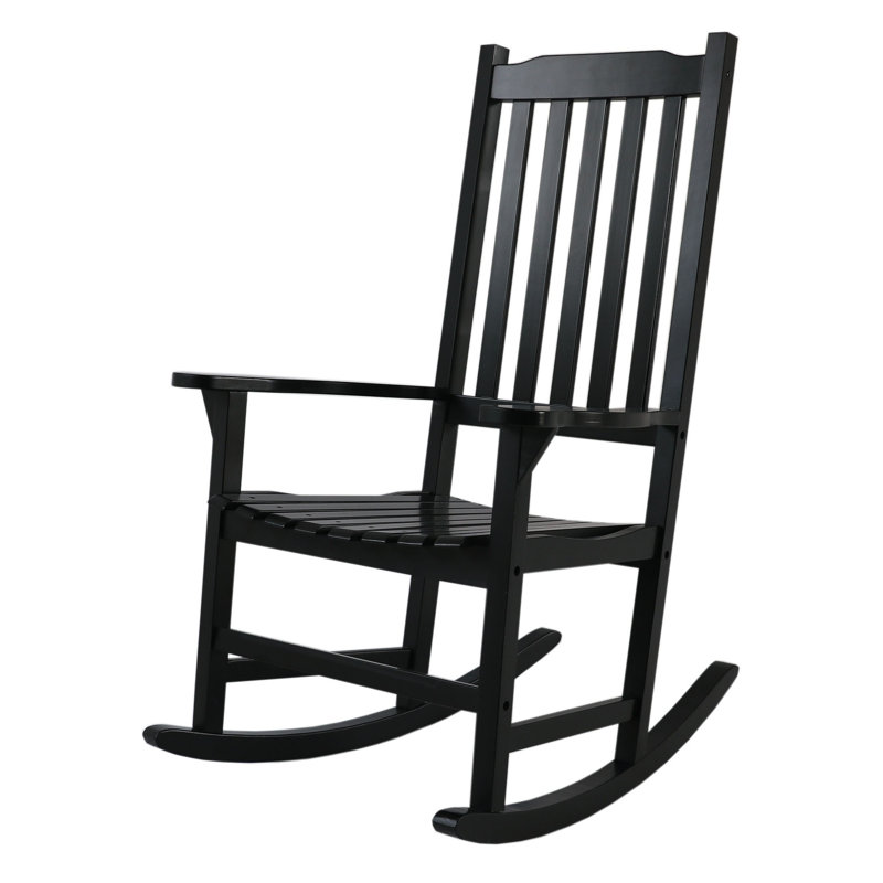 Chaise berçante Archambault, Noir