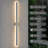 Eljan New Upgrade Iron Outdoor LED Wall Light with Back Plate-481325239
