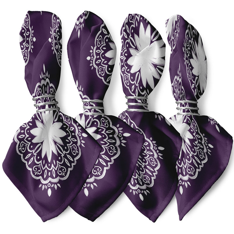 Ensemble de serviettes 4 pièces Aeryn, Mauve
