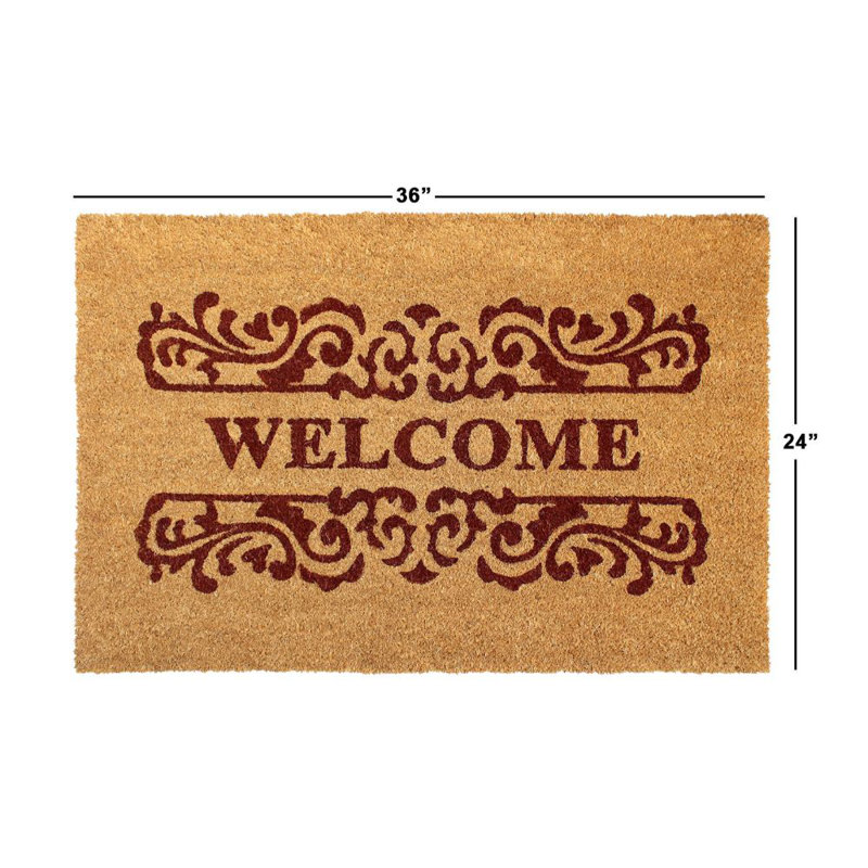 Tapis d'extérieur antidérapant Brungardt