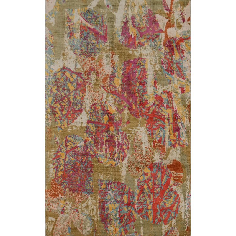 Modern Abstract Living Room Area Rug 5x8
