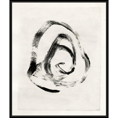 Mid-Century Homage - Peinture encadrée sur papier