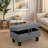 Flannel Storage Ottoman Living Room-2101498995