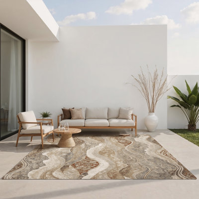 Tapis intérieur et extérieur Sienna Tides