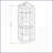 Corner Curio Cabinet Lighted Tempered Glass Adjustable Shelves Cherry MDF | Anti-Toppling-1879699937