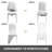 Polyester Box Cushion Dining Chair Slipcover