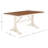 2 - Person Double Pedestal Dining Set