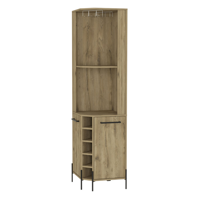 Armoire bar 5 tablettes Macadamia