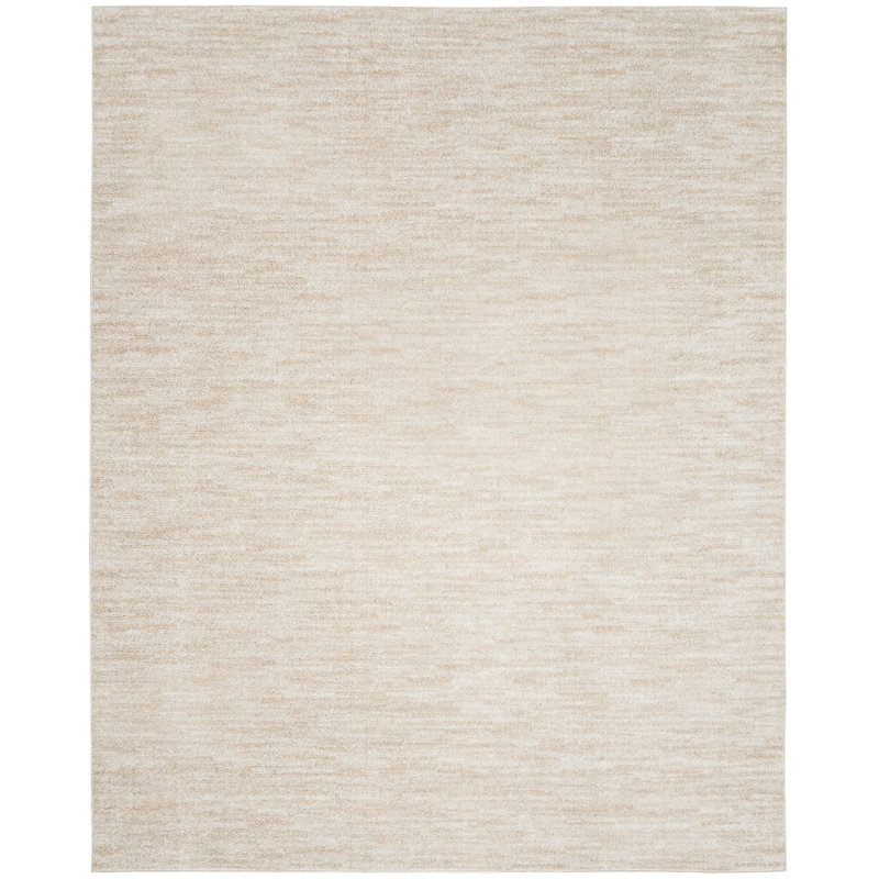 Nourison Essentials Ivory/Beige Indoor/Outdoor Area Rug, Runner 2'2" x 7'6"