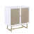 Blanc / laiton canne