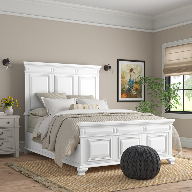 Alauna Solid Wood Bed, Queen