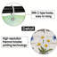 Rideau de douche à motif de marguerites 71 x 71 Home Sweet Home