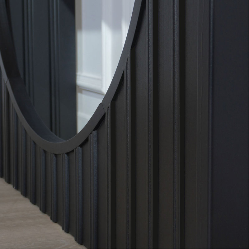 Console avec base en arche noire