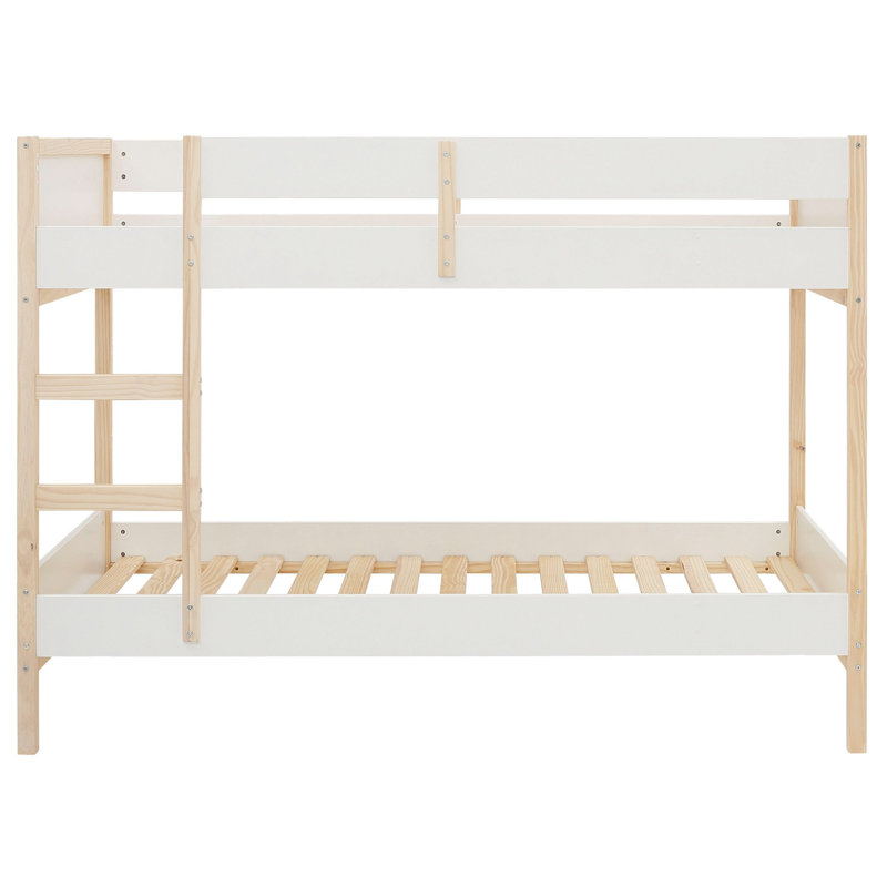 Reynold European Single (90 X 200 Cm) Bunk Bed, White