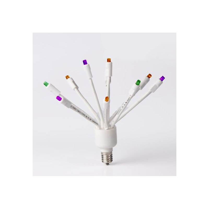 C9 Glitzer® - lumières d'Halloween scintillantes avec base blanche, 2950 Kelvins