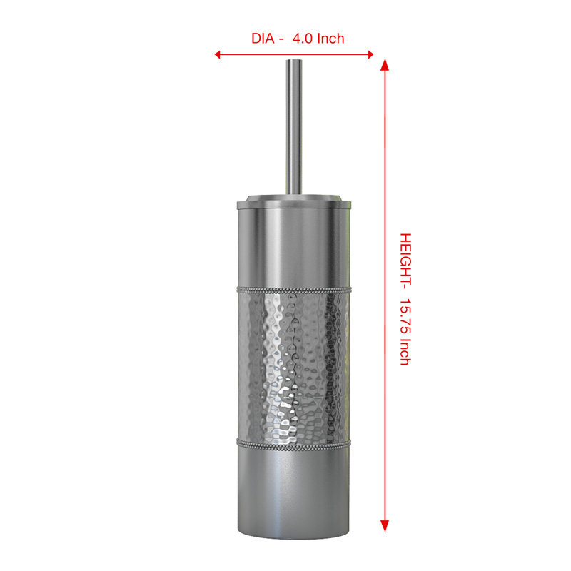 NU Steel Metal Toilet Brush And Holder