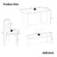 Ensemble de table et de chaises quatre pièces avec dossier, style industriel, structure solide-603488191-603488190
