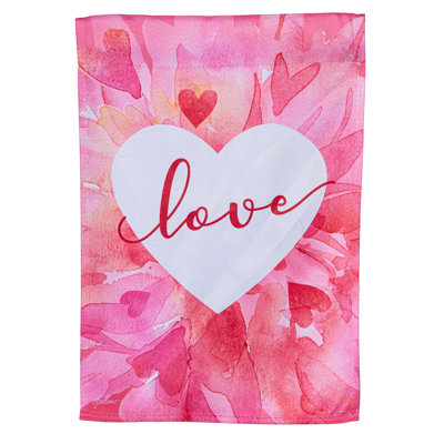 Drapeau de jardin Petal Heart