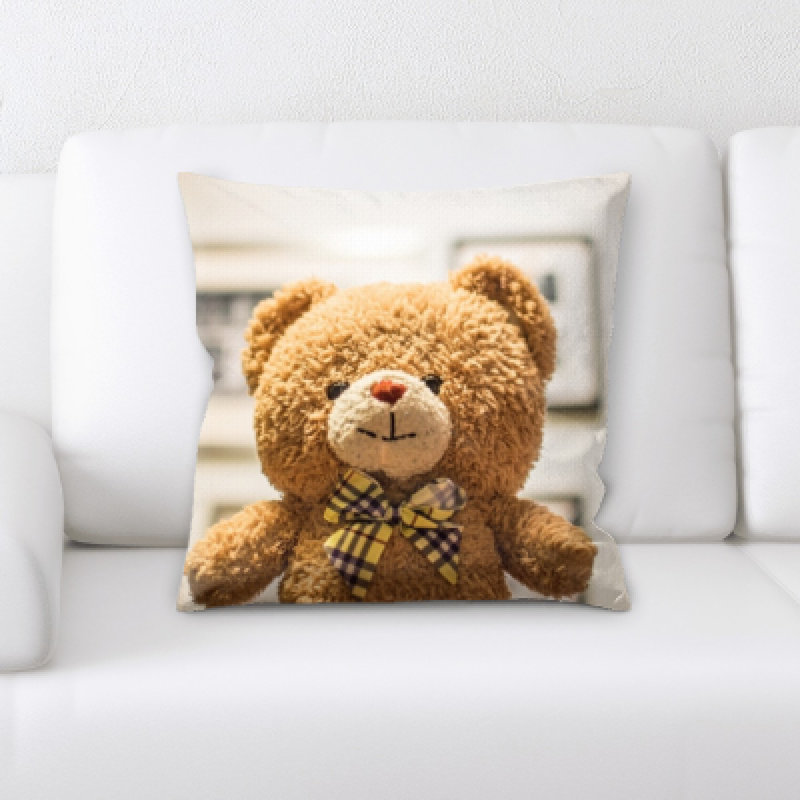 Microsuede Reversible Throw Pillow