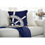  Housse et insert de coussin carré Ship Wheel