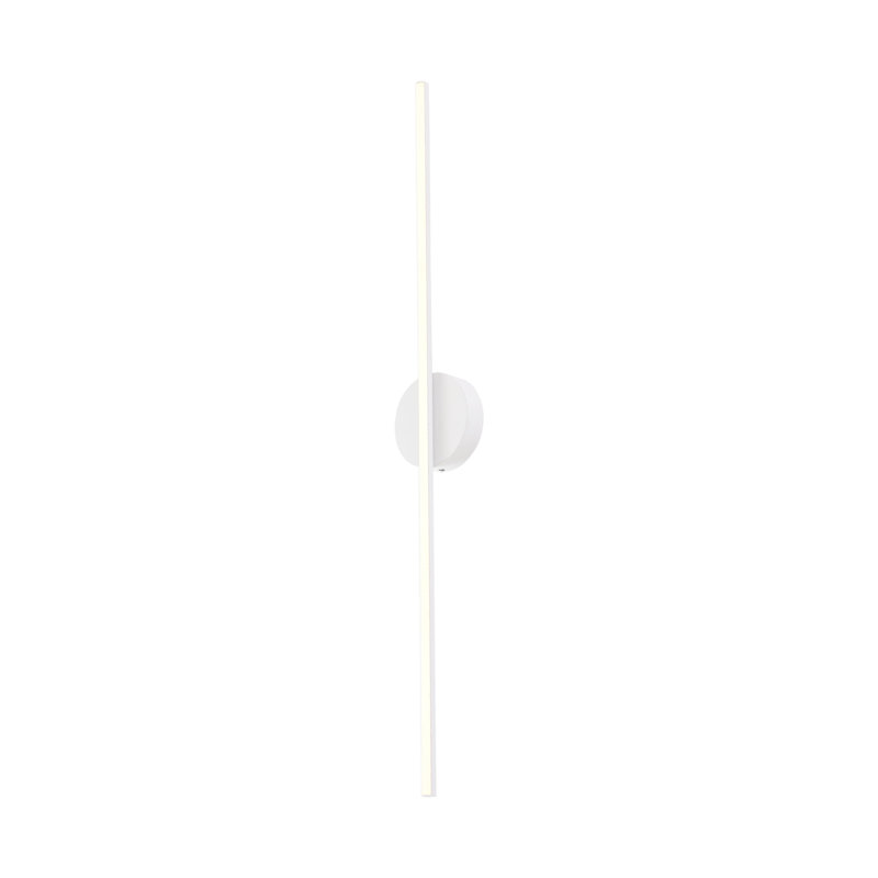 Chute LED Wallchiere, White, 4.75" H x 47" W x 1.875" D