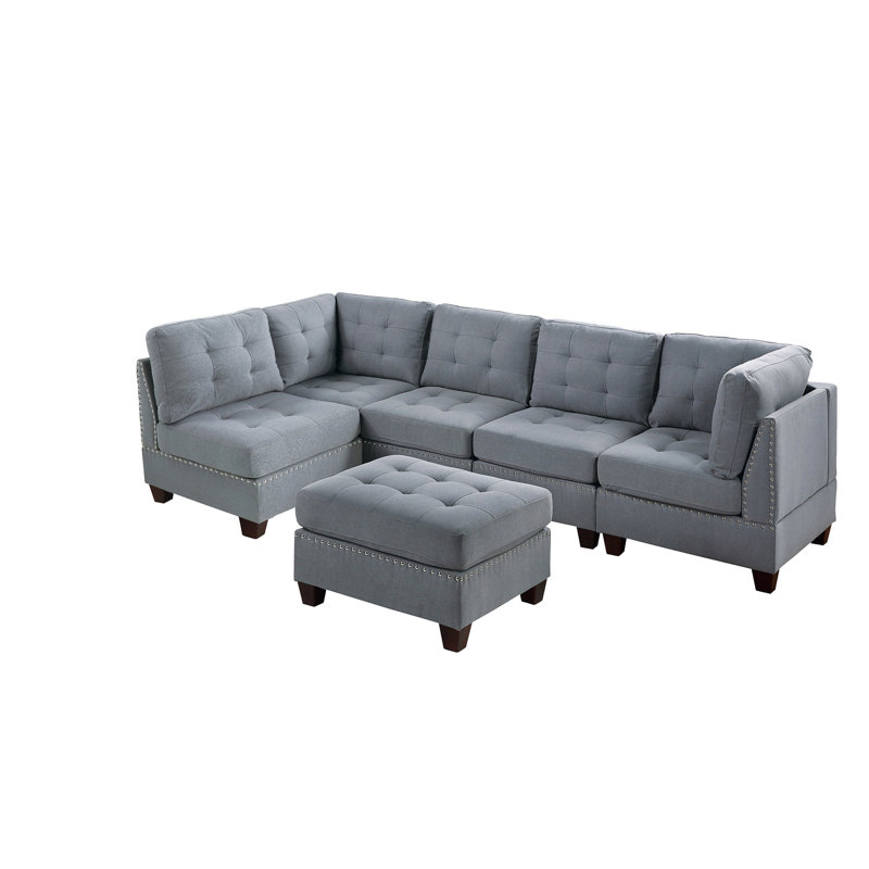 Canapé modulaire contemporain 6 pièces
