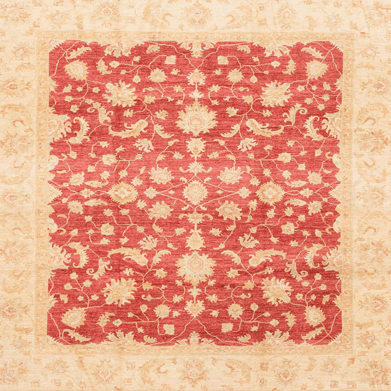 Adamarys Wool Abstract Indoor Rug, Square 4'