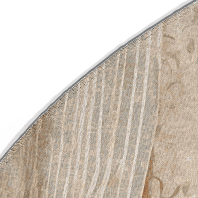 Soothing Crest Indoor And Outdoor Area Rug, Round 5'