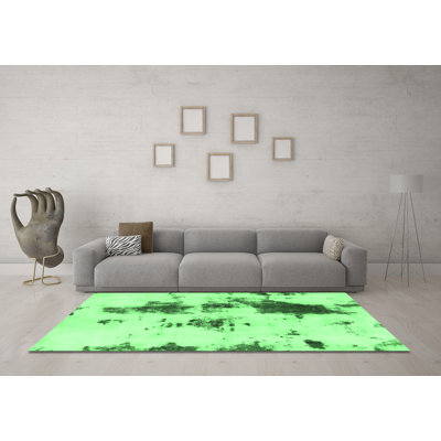 Washable Abstract Indoor Rug