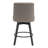 Swivel Upholstered 26'' Counter Stool Wood Leg-831263265