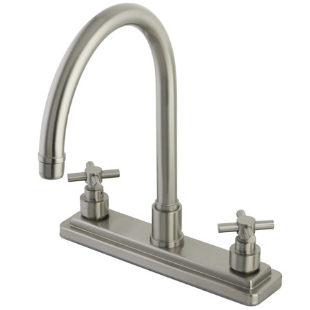 Tampa Double Handle Kitchen Faucet, Brushed Nickel