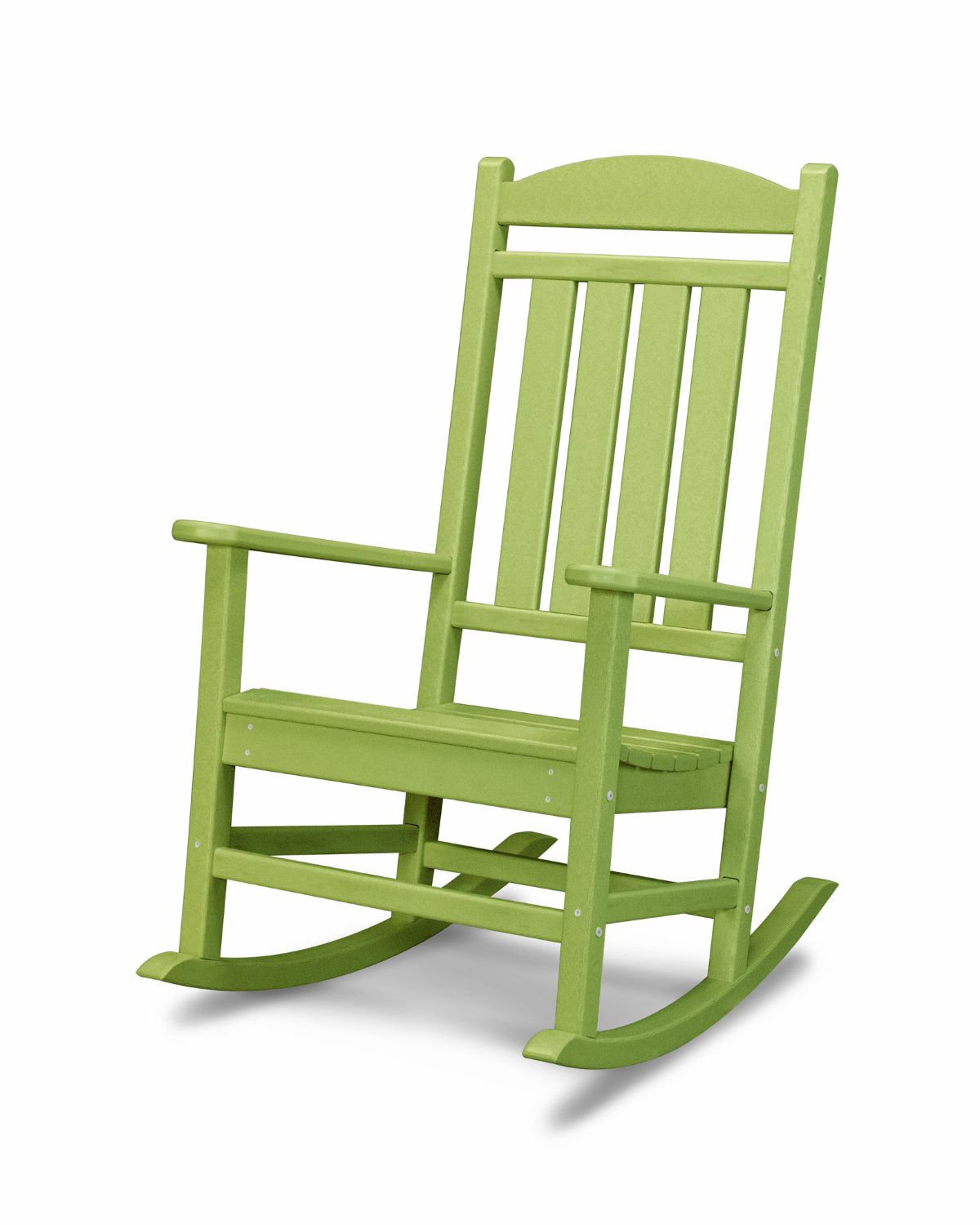 POLYWOOD® Rocker Patio Rocking Chair, Lime