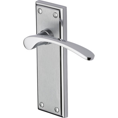 Heritage Brass Door Handle Lever Latch Hilton Design