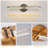 2PCS-Bathroom Vanity Lighting Fixture Strip Wall Light Modern Clear Crystal Wall Sconce Indoor All Copper Decor Wall Lamp for Bathroom Hallway Entryway Balcony-121498567-121498566