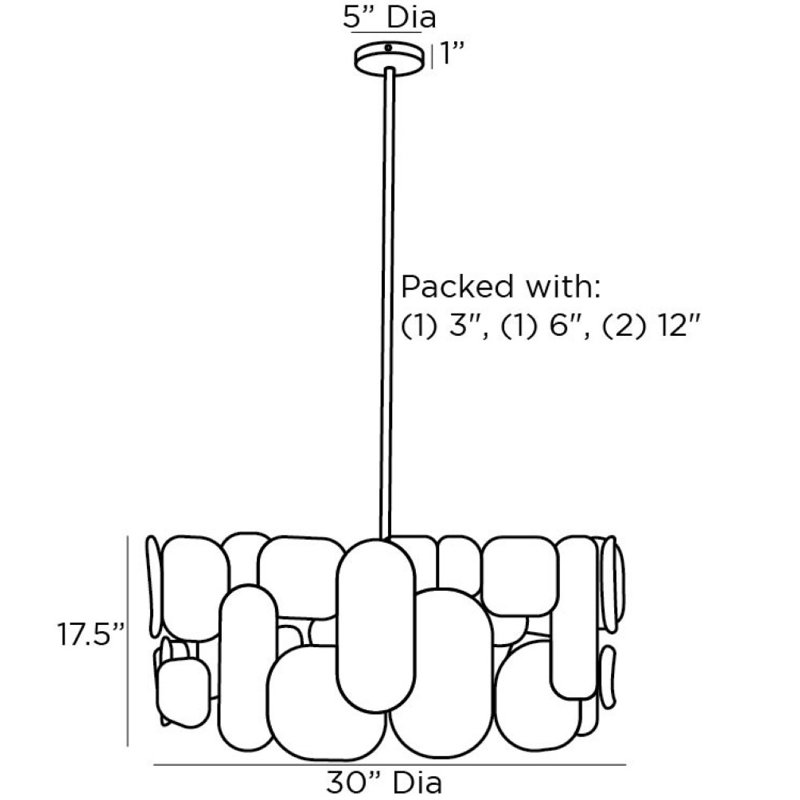 Ronaldo 6 - Light Chandelier