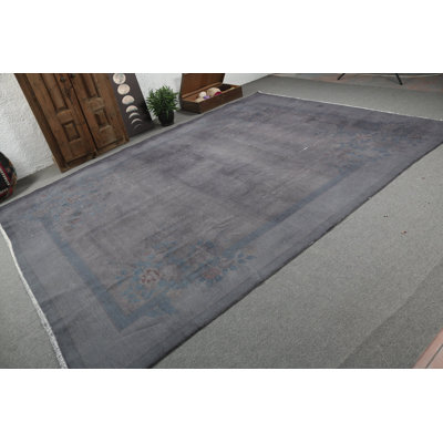 Tapis rectangulaire noué à la main
