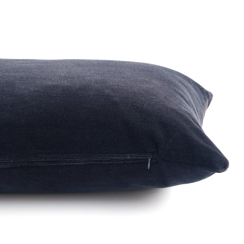 Coussin Bridger - Tabac Monte, Rectangulaire H 16 po x l 24 po, Bleu marine Monte