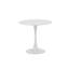 Round Steel Top Dining Table
