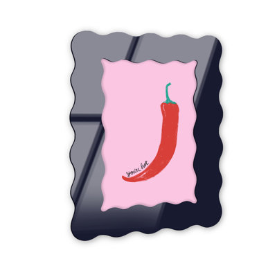 Hot Pepper Acrylic Wall Frame by NOTORIART