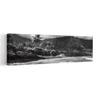 Art mural côtier Moody Tropical Beach House