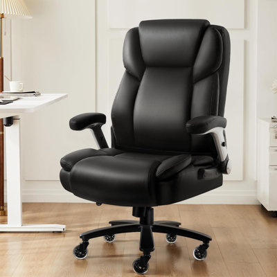 Big and Tall Office Chair with Flip-up & Adjustable Arms
