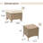 3-Piece Outdoor Patio Rattan Seating Group with Cushions