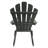 Foldable Grey Wood Chair - Comfortable For Outdoor And Indoor Seating, Solid Hardwood, Wide Seat Armrest, Max Weight 250 Lbs In Relax Comfort Indoors Outdoors, Limit, Various Spaces
